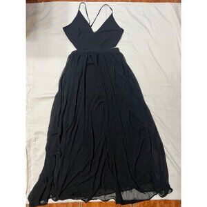 Express black maxi dress